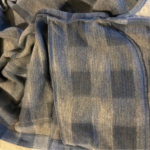Blue & gray checked Shacket